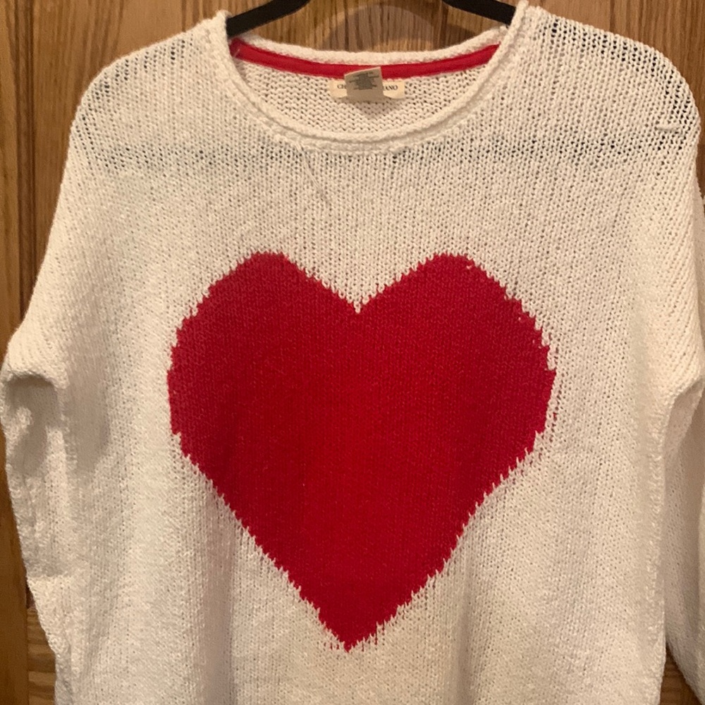 Sweater with heart